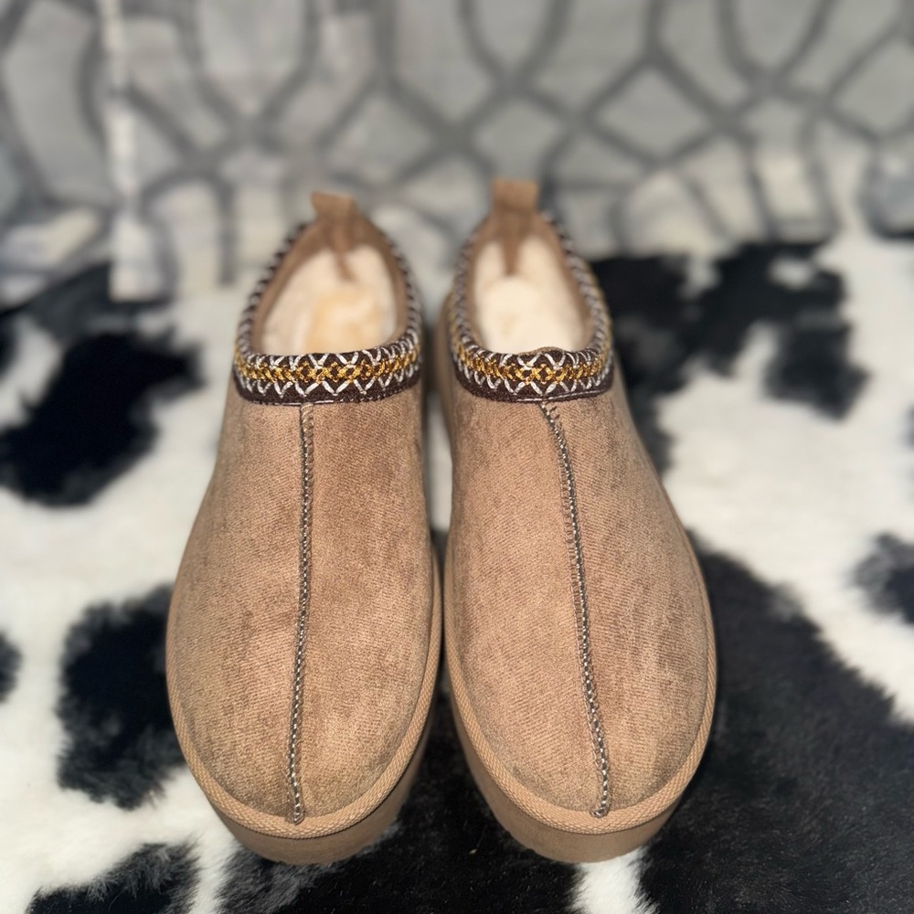 Cozy Brown Women's Slip On